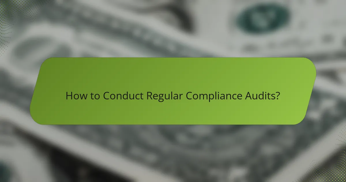How to Conduct Regular Compliance Audits?