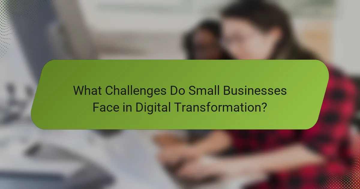 What Challenges Do Small Businesses Face in Digital Transformation?