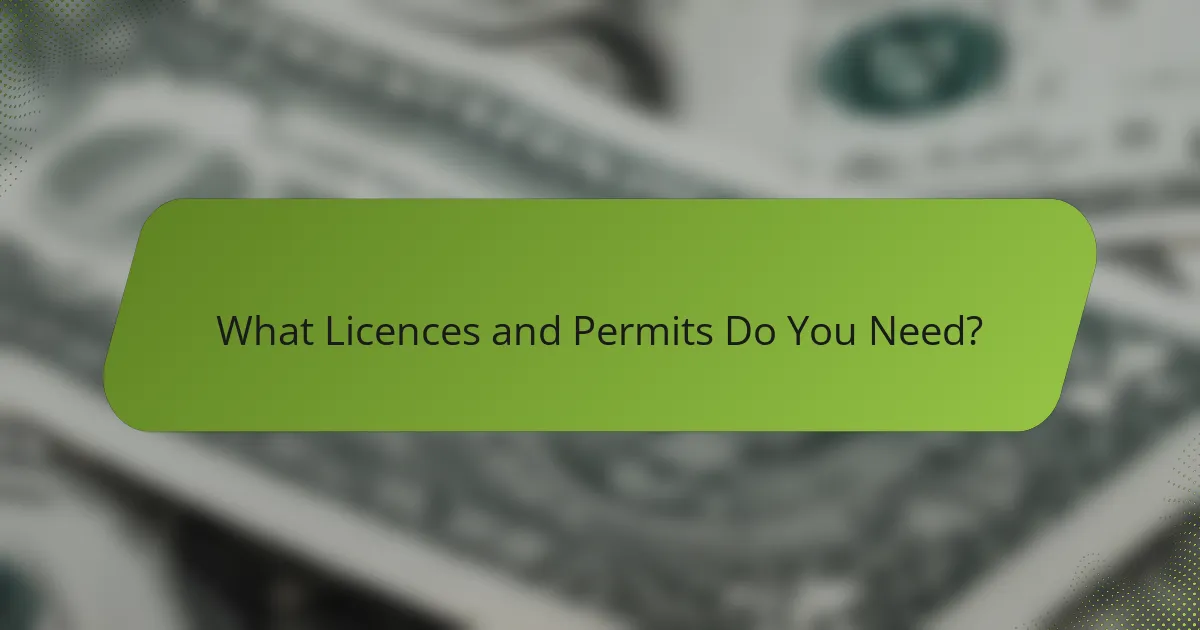 What Licences and Permits Do You Need?